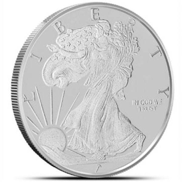 .999 Fine Silver Walking Liberty Round