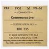 Image 3 : 1951 Canada Comm. Five Cents MS62 ICCS