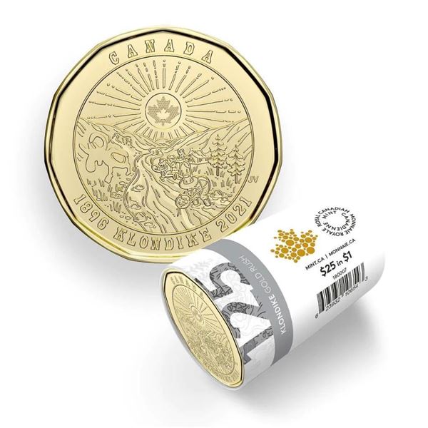 RCM Special Wrap Roll -125th Anniversary Klondike Gfold Rush - 25 x $1