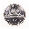 Image 1 : 1963 Canada Silver Dollar PL66 ICCS
