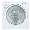 Image 1 : Canada 1965 Silver Dollar Coin AU50