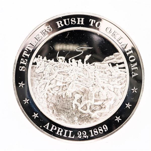 Sterling Silver USA Medallion