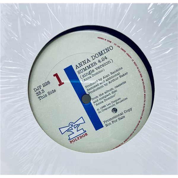 1986 Polydor Promo 12" â€“ Anna Domino â€œSummerâ€ Sing