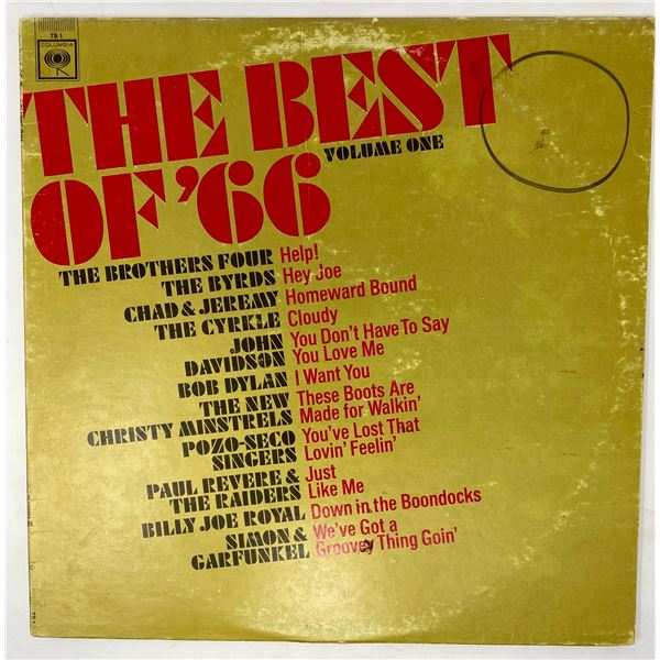 The Best of '66 â€“ Volume One Compilation LP (Columbia, TB1)