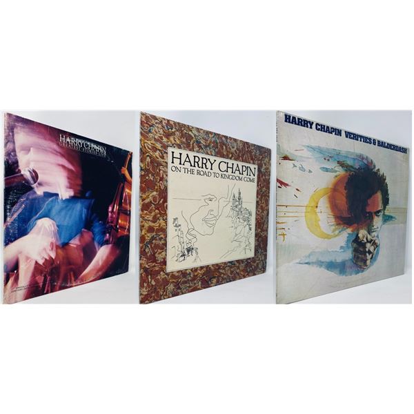 Harry Chapin â€“ 3 Album Lot (Verities, Kingdom Come, Greatest Stories Live)