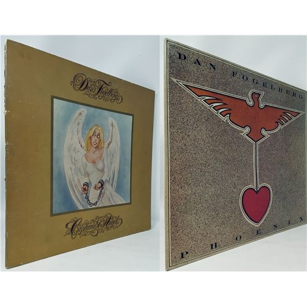 Lot of 2 LPs â€“ Dan Fogelberg 'Captured Angel' & 'Phoenix'