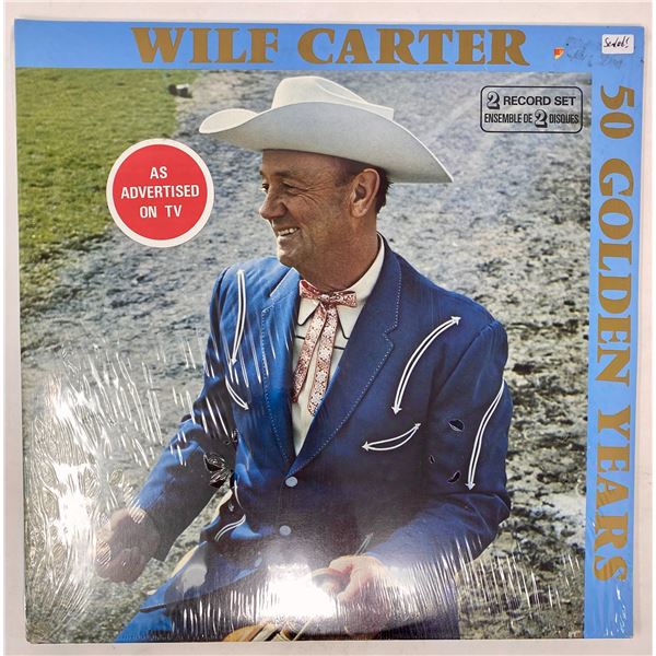 Wilf Carter â€“ 50 Golden Years 2xLP (Sealed)