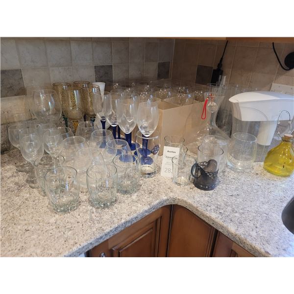 Glass Stemware, Tumblers A