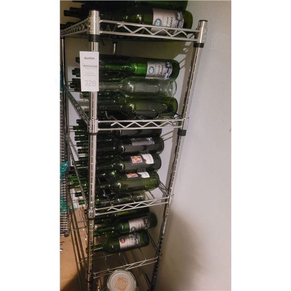 Metal Wine Bottle Shelving A