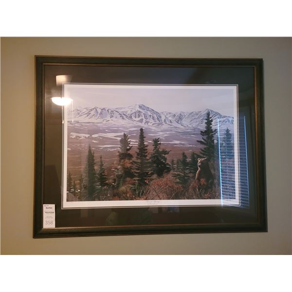 Numbered Print by Clint Jammer 'Denali Spring' B