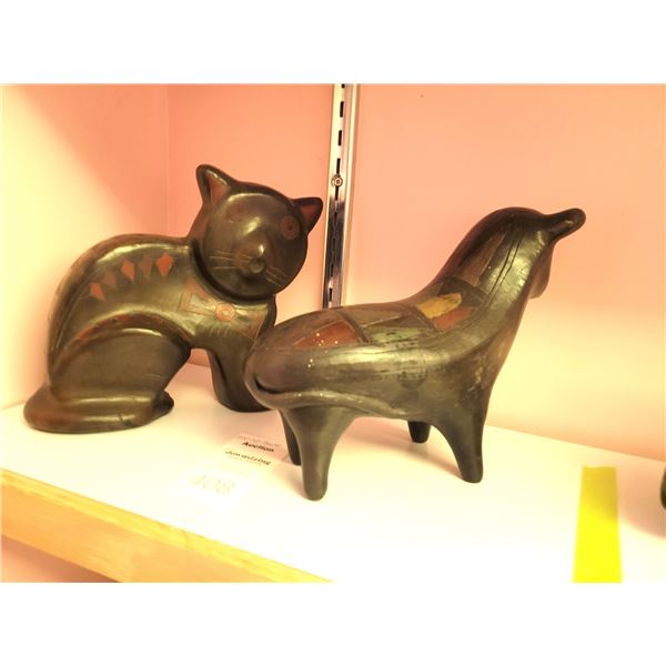 Ceramic Cat & Bull A