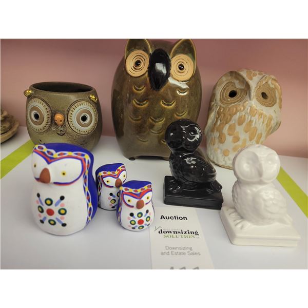 Ceramic Owls A