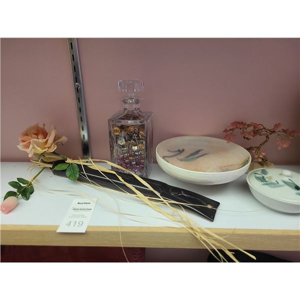 Rose candles & decor items A