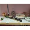 Image 1 : Rose candles & decor items A