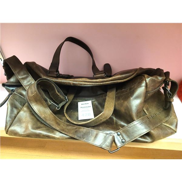 Aunts & Uncles Leather Duffel Bag A
