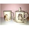 Image 4 : Pottery, Owls, Portuguese Cups A