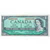 Image 1 : Bank of Canada 1954 One Dollar (*) Replacement (BM)