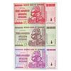 Image 1 : Group of 3  Reserve Bank of Zimbabwe - One Hundred,Two hundred & Five Hundred Million Dollar Notes -
