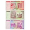 Image 2 : Group of 3  Reserve Bank of Zimbabwe - One Hundred,Two hundred & Five Hundred Million Dollar Notes -