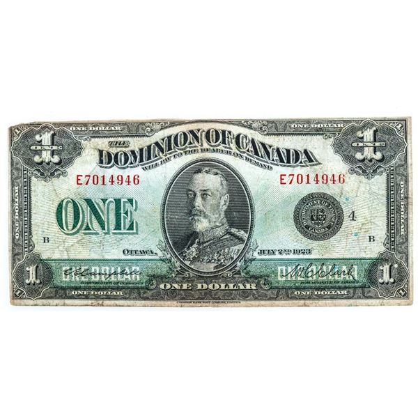 Bank of Canada 1935 One Dollar Osborne |Towers