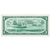 Image 2 : Bank of Canada 1954 One Dollar  UNC