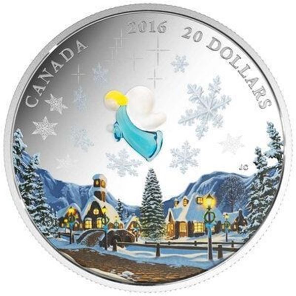 2016 $20 VENETIAN GLASS: MY ANGEL - PURE SILVER COIN