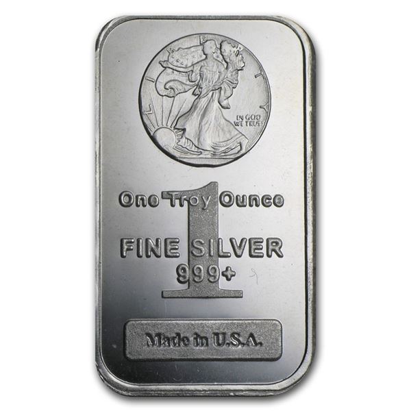 1 Oz Silver Bar Walking Liberty