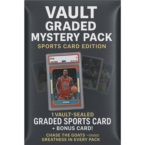 VAULT Mystery Pack Graded Sports Card