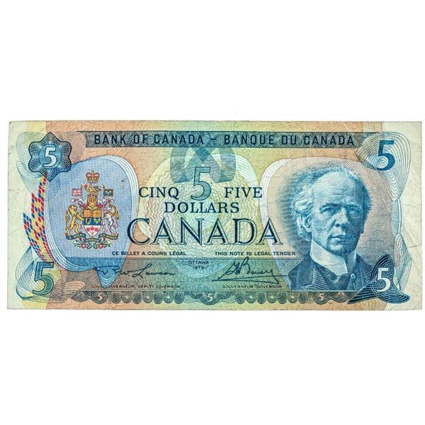 Bank of Canada 1979 Five Dollars