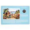Image 7 : A Gallery of Canadian History    -12 Art Cards w/ Matching 25 Cent Coin Mounted on Each