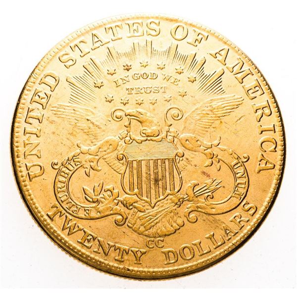 USA 1885 $20 Gold Plated Replica Coin