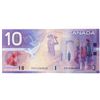 Image 2 : Bank of Canada 2001 Ten Dollars (FDT) UNC
