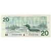 Image 2 : Bank of Canada 1991 Twenty Dollars Choice UNC (EYC) OLMSTEAD Original