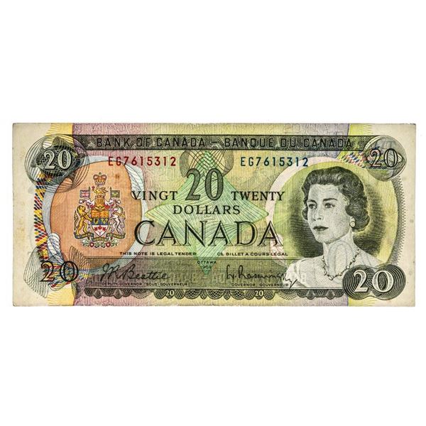 Bank of Canada 1969 $20