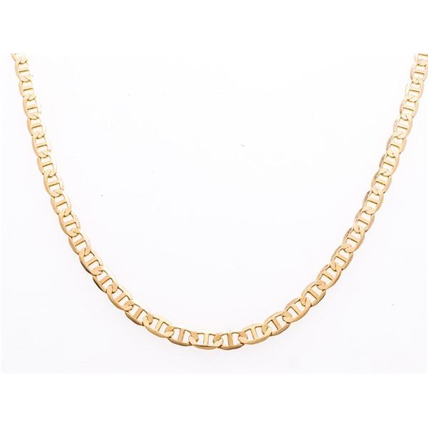 18kt BGO GUCCI Style Flat Necklace 20"
