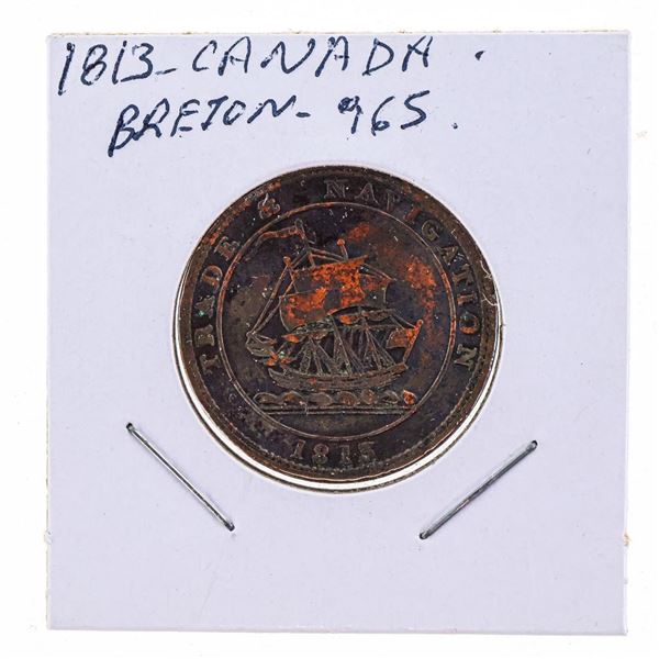 1813 Canada Breton 965 Token
