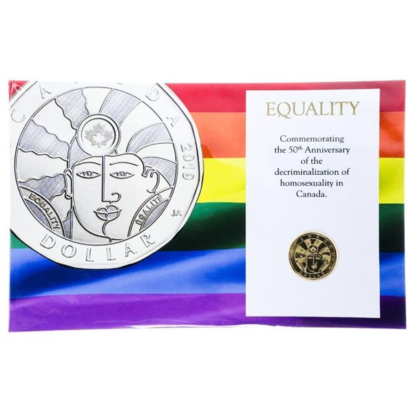 Canada  - EQUALITY One Dollar Coin Display1
