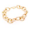 Image 1 : 18kt BGO Rolo Link Bracelet 7.5"