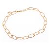 Image 1 : 18kt BGO Oval Infinty Link Bracelet/Anklet 10"