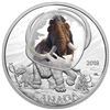 Image 1 : 2018 $20 FROZEN IN ICE: WOOLLY MAMMOTH - .9999 PURE SILVER COIN - Royal Canadian Mint Issue