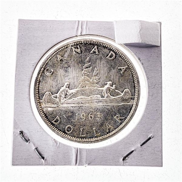 Canada 1963 Silver Dollar UNC