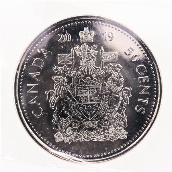 Canada 2019 Fifty Cents MS66 ICCS