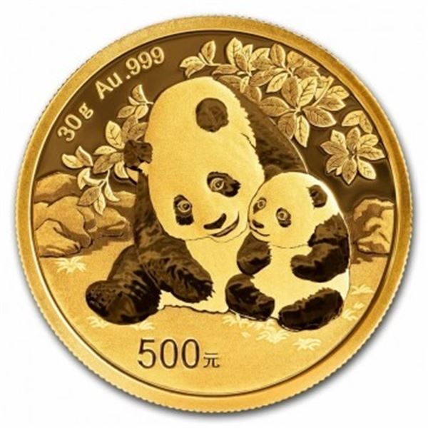 30 gram Gold Panda Coin 2024