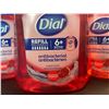 Image 2 : 3 Dial Antibacterial Hand Soap Refills - Pomegranate Tangerine Scent - Large 1.53L Size - New