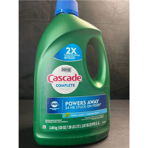 1 Large Jug of Cascade Complete Dishwasher Detergent - Fresh Scent w/ Dawn - 3.40kg - New