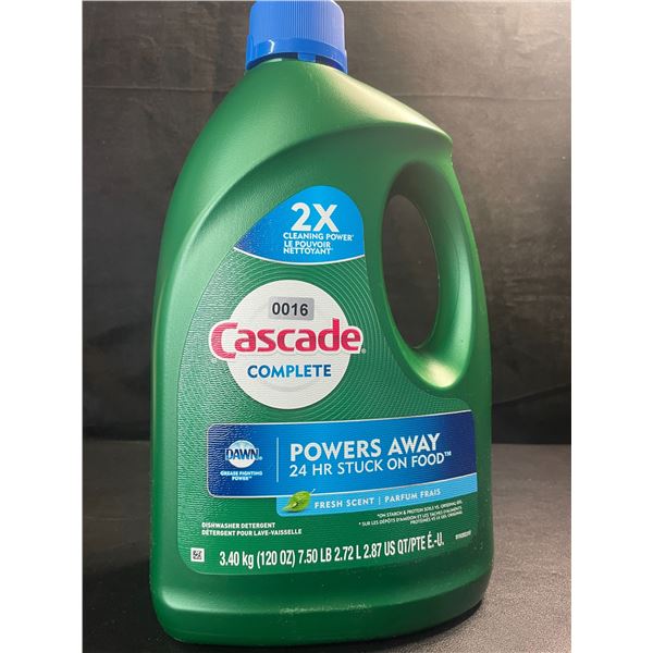 1 Large Jug of Cascade Complete Dishwasher Detergent - Fresh Scent w/ Dawn - 3.40kg - New