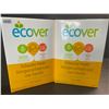 Image 1 : 2 Boxes of Ecover Natural Plant-Based Dishwasher Powder - Citrus - 1.36kg - New Sealed