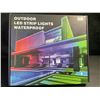 Image 2 : Ailbton 100FT Long Outdoor LED RGB Strip Light Kit - Waterproof w/ Bluetooth App Control/Remote; NEW