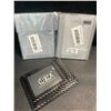 Image 2 : 3 Men's Slim Minimalist Carbon Fiber Wallets - Black - Brand New