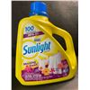 Image 1 : 1 Large Jug of Sunlight Morning Fresh Liquid Laundry Detergent - 4.0L/100 Loads - New
